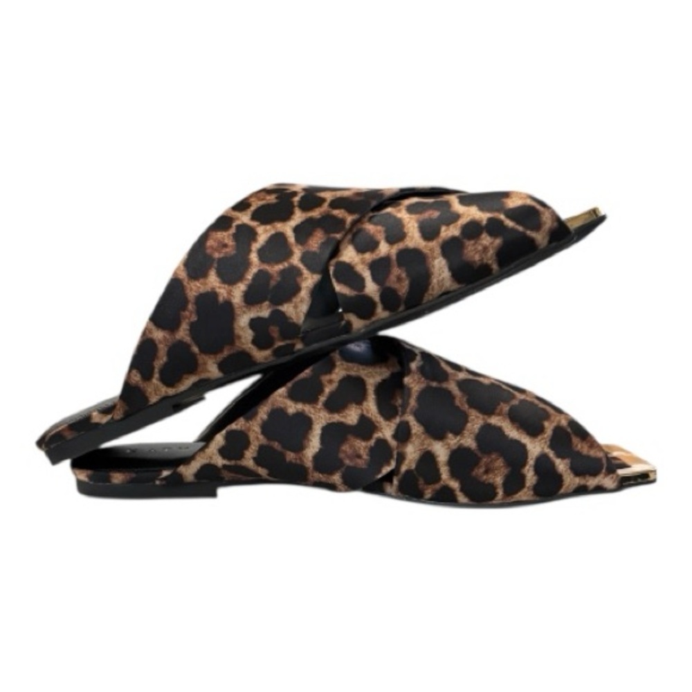 Katy Perry Leopard Print Satin Slide Sandals · Size 10 - Picture 4 of 6